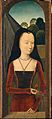 Hans Memling, vrouw met hennin, 1485-90