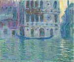 "The Palazzo Dario" (1908) by Claude Monet (W 1760) - Christie's 2019