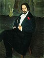 1901. Портрет Ивана Билибина - Б. Кустодиев. Jpg.