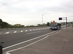 地区内を走る国道5号（2009年9月）