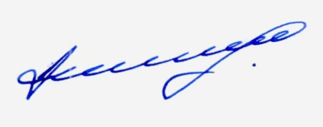 signature d'Alexandre Beglov