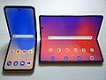 Galaxy Z Fold 2 և Z Flip բացված վիճակում