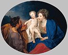 Мадонна с Младенцем и пастухом. 1770-1780-е гг. Холст, масло. Частное собрание