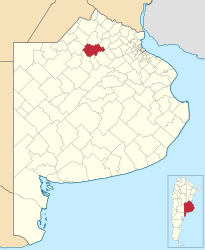 Partido di Chacabuco – Mappa