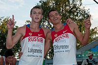 Artem Lukyanenko (links) – Wettkampf nicht beendet