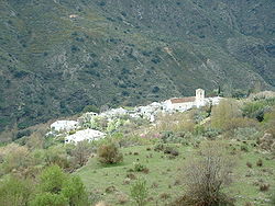 The hamlet of Atalbéitar in La Taha, from the north