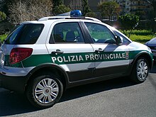 Polizia Provinciale car Auto polizia provinciale.JPG