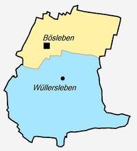 Bösleben Wüllersleben Gemeindegliederung