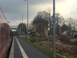 Bahnhof Wörth (Isar) nach dem Umbau (2016)