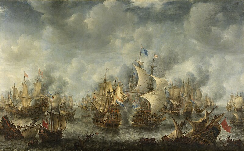 File:Battle of Scheveningen (Slag bij Ter Heijde)(Jan Abrahamsz. Beerstraten).jpg