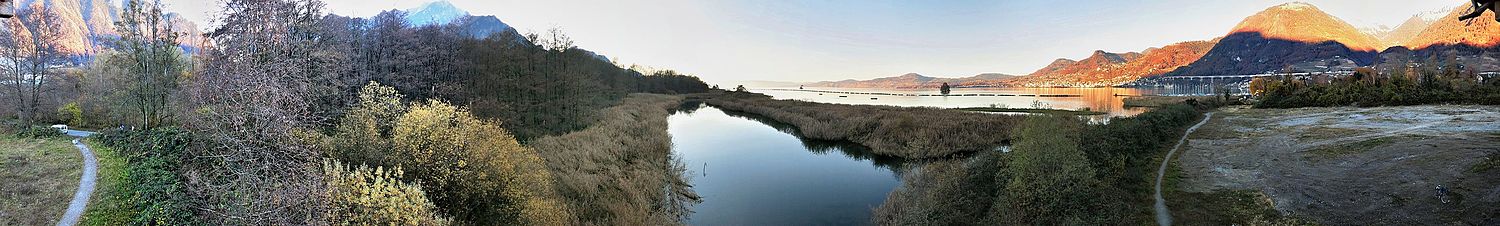 Panorama vom Vogelbeobachtungsturm Grangettes