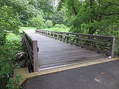 Bluemont Junction Trail footbridge in 2020