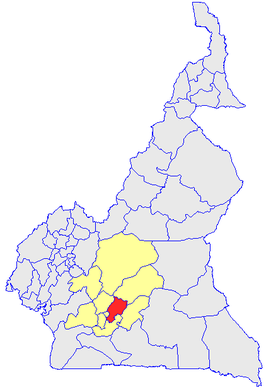 Kaart van Méfou-et-Afamba