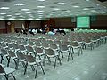 Conference room with a capacity of 300 in theater style. It would also be used for Citizen Journalism Unconference