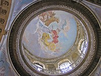Падение Фаэтона. Роспись купола в Замке Говард. 1712 (воссоздание 1962 г.)
