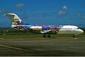 Un Fokker F28-4000 de Citilink dans l'ancienne livrée, en 2003