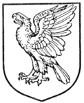 felszálló (eagle rising, wings elevated and addorsed)