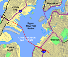 Map of the plans for the Cross-Harbor Rail Tunnel CrossHarborRailTunnelMap.png