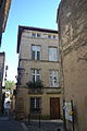 Maison Générat niche, élévation, décor extérieur, statue, toiture