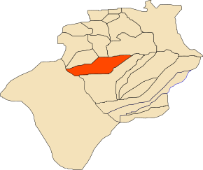 Localizarea districtului în cadrul provinciei