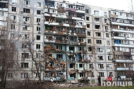 Destructions à Zaporijjia