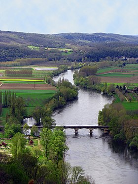 La Dordogne à Cénac-et-Saint-Julien