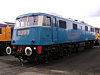 Class 83, no. E3035, preserved by the AC Locomotive Group and on display at Doncaster Works open day in 2003