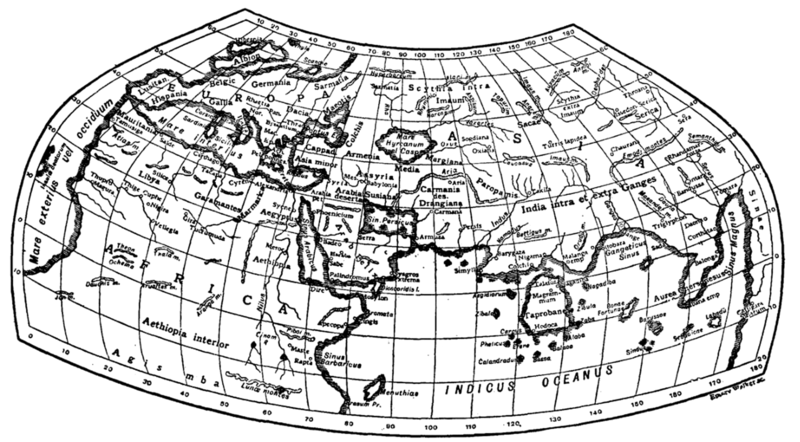 Fig. 3.—Ptolemy's Map.