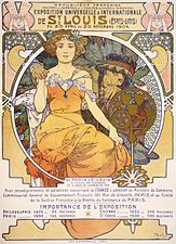 Bild för Världsutställningen i Saint Louis 1904 av Alfons Mucha.