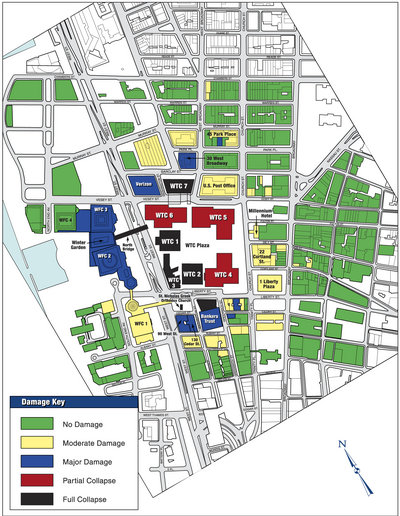 Building Damage Assessment Map of November 7, 2001