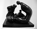 "Familia", in these studies for larger sculptures, a small size allows Carbonell to experiment more freely with the forms and concepts, bringing contemplation to the forefront.