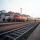 Het station bij het eeuwfeest in 1972.