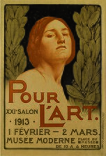 Pour l'art (1913), affiche.