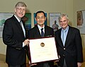 Francis Collins Shinya Yamanaka and Michael Gottesman (2010)