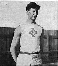 Fred Schule, Olympiasieger über 110 Meter Hürden, war vermutlich auch Teilnehmer im Standhochsprung