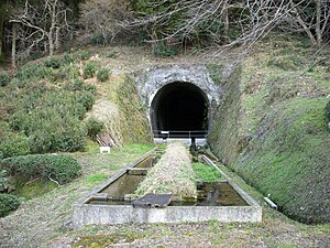 旧北川内隧道 北川内駅附近（福岡県八女市上陽町）