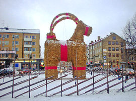 De kerstbok in Gävle, 2003