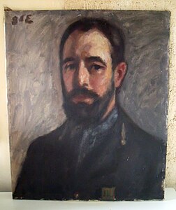 Georges Mouveau portrait par Georges d'Espagnat vers 1916.