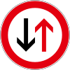 Priority for oncoming traffic