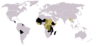 Map of Heavily Indebted Poor Countries