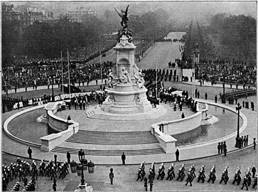 Ceremonia odsłonięcia pomnika w 1911 roku