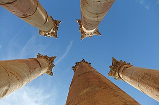 View of Columns at Jerash