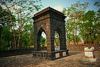 Samadhi of Jijabai, the mother of the Maratha emperor Chatrapati Shivaji Maharaj, Pachad, Raigadh, Maharashtra