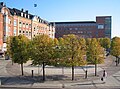 John F Kennedy Square in Aalborg, Denmark. Named after the 35th President of the United States, John Fitzgerald Kennedy.