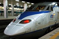 South Korea's KTX train can speed up to 300 km...