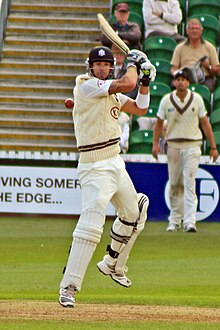 Pietersen batting for Surrey against Somerset after his ODI retirement. Kevin-Pietersen-batting-for-Surrey-in-2012.jpg