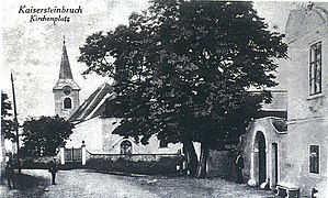 Pfarrhof 1900 rechts