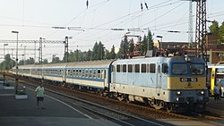 InterCity vonat Kiskunfélegyházán