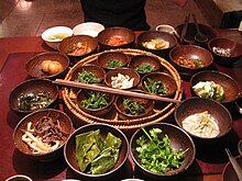 Korean temple cuisine at Sanchon, a restaurant located in Insadong, Seoul. Korea-Seoul-Insadong-Sanchon-02.jpg