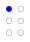 ⠁ (braille pattern dots-1)